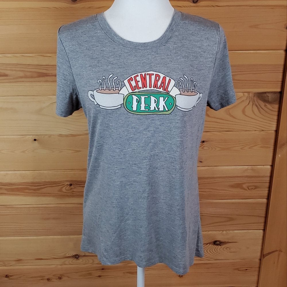 Friends Central Perk Gray‎ T-Shirt Size Large